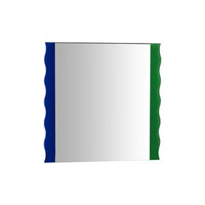 & klevering Wobbly Wandspiegel / 30,5 x 30 cm -  - Grün