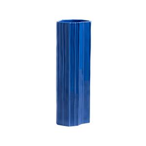 & klevering Brutal Vase / 12.5 x 11.5 x H 34.5 cm - Keramik -  - Blau