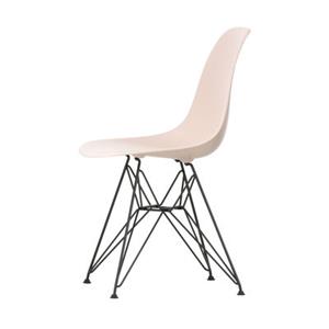 Vitra DSR - Eames Plastic Side Chair Stuhl / (1950) - Schwarze Beine -  - Rosa