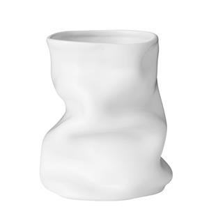 Menu Collapse Vase 20 cm Weiß