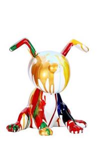 Kayoom Dekofiguren Skulptur Beagle II 21-J Multi mehrfarbig