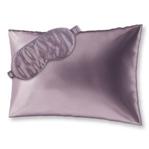 AILORIA BEAUTY SLEEP SET S Kopfkissenbezug (50x75) und Schlafmaske aus Seide lila Gr. 50 x 75