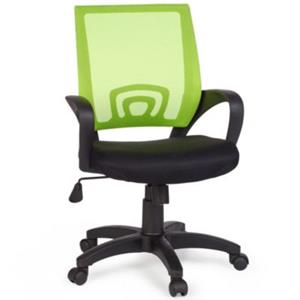 FineBuy Jugend Bürostuhl Stoff 50 x 45 cm Sitzfläche Bezung aus Stoff grün