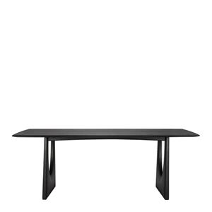 Ethnicraft Geometric Eettafel - Zwart Eiken