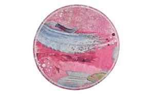 Gino Falcone Teppich ¦ rosa/pink ¦ Synthethische Fasern, Baumwolle ¦ Maße (cm): B: 100 H: 0,3  - Möbel Kraft