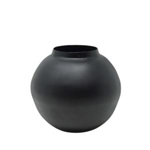 LaLe Living Vase Soyah aus Eisen schwarz
