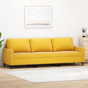 VidaXL 3-Sitzer-Sofa Gelb 210 cm Samt 
