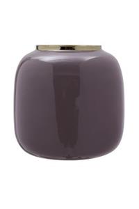 Kayoom Vase Vase Art Deco 500 Dunkellila / Gold dunkellila