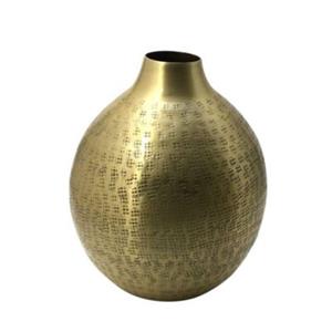 LaLe Living Vase Damla aus Eisen gold