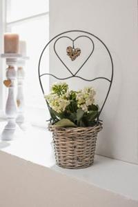 HOME Living Pflanzer Romance Blumentöpfe grau