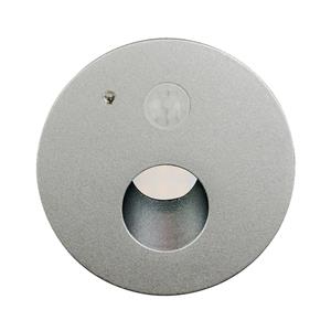 Arcchio Neru LED-Einbaulampe, Sensor, rund, silber