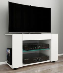 Hioshop PlexaloL TV-meubel 2 planken wit.