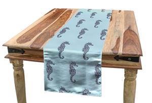 Abakuhaus Tischläufer »Esszimmer Küche Rechteckiger Dekorativer Tischläufer«, Seahorse Tropical Aquatic Theme