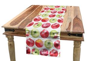 Abakuhaus Tischläufer »Esszimmer Küche Rechteckiger Dekorativer Tischläufer«, Apfel Aquarell Granny Smith