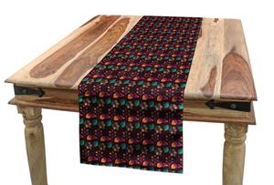 Abakuhaus Tischläufer »Esszimmer Küche Rechteckiger Dekorativer Tischläufer«, Abstrakt Saisonale Blätter Nüsse