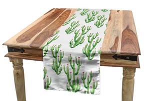 Abakuhaus Tischläufer »Esszimmer Küche Rechteckiger Dekorativer Tischläufer«, Blume Aquarell Kaktus-Anlage
