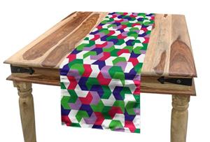 Abakuhaus Tischläufer »Esszimmer Küche Rechteckiger Dekorativer Tischläufer«, Abstrakt Moderne Geometrie Formation