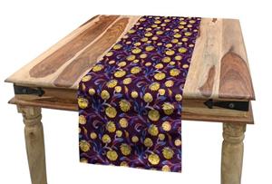 Abakuhaus Tischläufer »Esszimmer Küche Rechteckiger Dekorativer Tischläufer«, Artischocke Vibrierende farbige Vegan