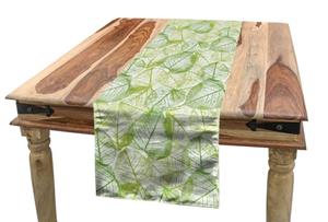 Abakuhaus Tischläufer »Esszimmer Küche Rechteckiger Dekorativer Tischläufer«, Blätter Pflanzen Abstrakte Motive
