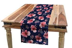 Abakuhaus Tischläufer »Esszimmer Küche Rechteckiger Dekorativer Tischläufer«, Blume Vibrant Tropical Blooms
