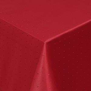 Moderno Tischdecke »Tischdecke Stoff Damast Punkte Design Jacquard mit Saum«, Eckig 80x80 cm