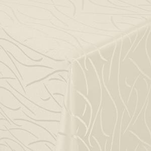 Moderno Tischdecke »Tischdecke Stoff Damast Streifen Design Jacquard mit Saum«, Eckig 80x80 cm