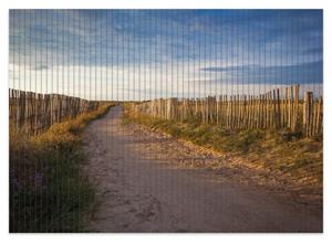 Wallario Schaum-Badematte »Sandweg an einem Strand in Frankreich, Bretagne« , Höhe 5 mm, rutschhemmend, geeignet für Fußbodenheizungen