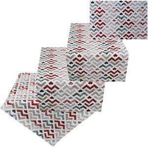 Matches21 HOME & HOBBY Tischdecke »Tischläufer KARIN geometrisches Druck rot 35x50 cm« (1-tlg)
