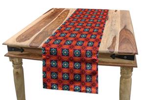 Abakuhaus Tischläufer »Esszimmer Küche Rechteckiger Dekorativer Tischläufer«, Abstrakt Wiederholen von Mosaik-Entwurf