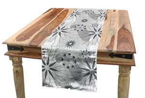 Abakuhaus Tischläufer »Esszimmer Küche Rechteckiger Dekorativer Tischläufer«, Abstrakt Moderne geometrische Blumen