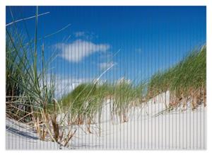 Wallario Schaum-Badematte »Düne am Strand unter blauem Himmel« , Höhe 5 mm, rutschhemmend, geeignet für Fußbodenheizungen