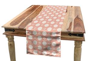 Abakuhaus Tischläufer »Esszimmer Küche Rechteckiger Dekorativer Tischläufer«, Abstrakt Grund Pastellton Shapes