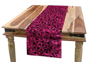 Abakuhaus Tischläufer »Esszimmer Küche Rechteckiger Dekorativer Tischläufer«, Abstrakt Romantische Blumen in der Blüte