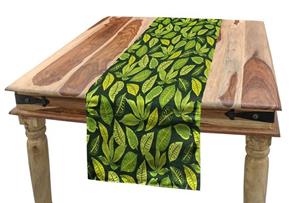 Abakuhaus Tischläufer »Esszimmer Küche Rechteckiger Dekorativer Tischläufer«, Blätter Hawaii-Wald Pflanzen Kunst
