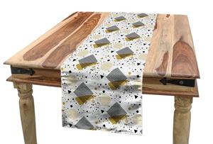 Abakuhaus Tischläufer »Esszimmer Küche Rechteckiger Dekorativer Tischläufer«, Abstrakt geometrische Anordnung
