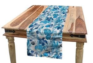 Abakuhaus Tischläufer »Esszimmer Küche Rechteckiger Dekorativer Tischläufer«, Blatt Hawaii-Blumen Palme