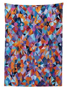 Abakuhaus Tischdecke »Farbfest Waschbar Für den Außen Bereich geeignet Klare Farben«, 1970 Winkel Dreieck Geometric