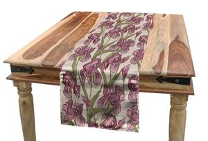 Abakuhaus Tischläufer »Esszimmer Küche Rechteckiger Dekorativer Tischläufer«, Blume Blühender Growth Pattern