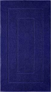 Lashuma Badematte »London« , Höhe 5 mm, schnell trocknend, Blauer Badvorleger 50x80 cm flauschig