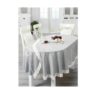 Peyer Syntex Tischdecke »Tischdecke Schutzdecke mit weißer Spitze, Tischschutz, transparent, glasklar, Größe wählbar, Made in Germany«