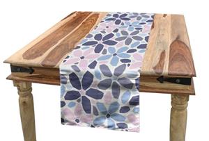 Abakuhaus Tischläufer »Esszimmer Küche Rechteckiger Dekorativer Tischläufer«, Blume Polygonal Pastellton Petals