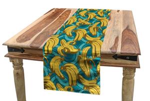 Abakuhaus Tischläufer »Esszimmer Küche Rechteckiger Dekorativer Tischläufer«, Banane Retro Style Hawaiian Farm