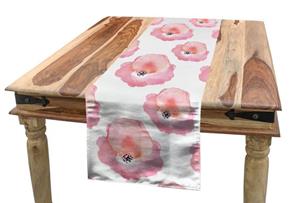 Abakuhaus Tischläufer »Esszimmer Küche Rechteckiger Dekorativer Tischläufer«, Aquarell Blumen-Aquarell Blots