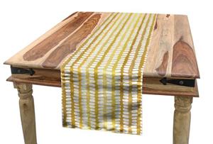Abakuhaus Tischläufer »Esszimmer Küche Rechteckiger Dekorativer Tischläufer«, Abstrakt Geometrische Dashes Strokes