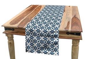 Abakuhaus Tischläufer »Esszimmer Küche Rechteckiger Dekorativer Tischläufer«, Blau und weiß portugiesische Fliesen