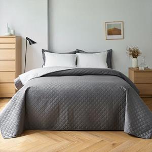 KEAYOO Tagesdecke »TD«, , aus 100% Kunstfaser, Bettüberwurf für Einzelbetten oder Doppelbetten