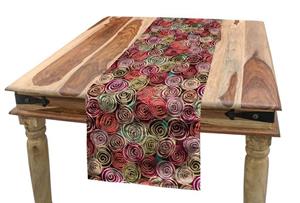 Abakuhaus Tischläufer »Esszimmer Küche Rechteckiger Dekorativer Tischläufer«, Abstrakt Rosen-Blumen-Surreal