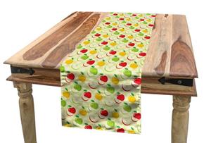 Abakuhaus Tischläufer »Esszimmer Küche Rechteckiger Dekorativer Tischläufer«, Apfel Retro Country Kitchen