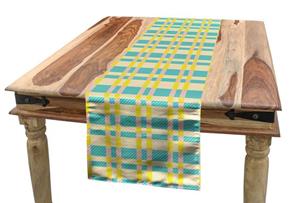 Abakuhaus Tischläufer »Esszimmer Küche Rechteckiger Dekorativer Tischläufer«, Abstrakt Geometrische Diagonalstreifen