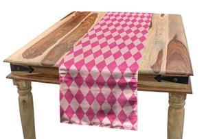 Abakuhaus Tischläufer »Esszimmer Küche Rechteckiger Dekorativer Tischläufer«, geometrische Rhombus feminine Argyle